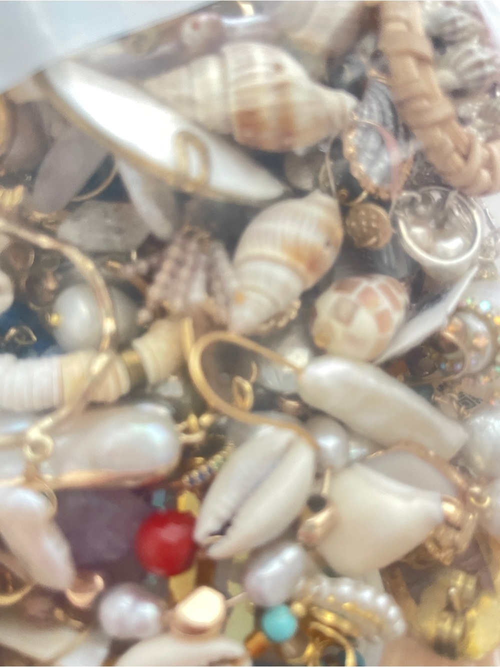 New Lot of Single Shell Earrings - Picture 3 of 5